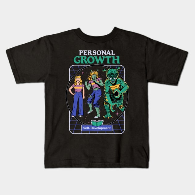 Personal Growth Kids T-Shirt by Steven Rhodes